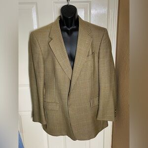 Vintage Burberry Mens Pure Wool Two Buttons Blazer Jacket Size 44R‌‌‌‌‌